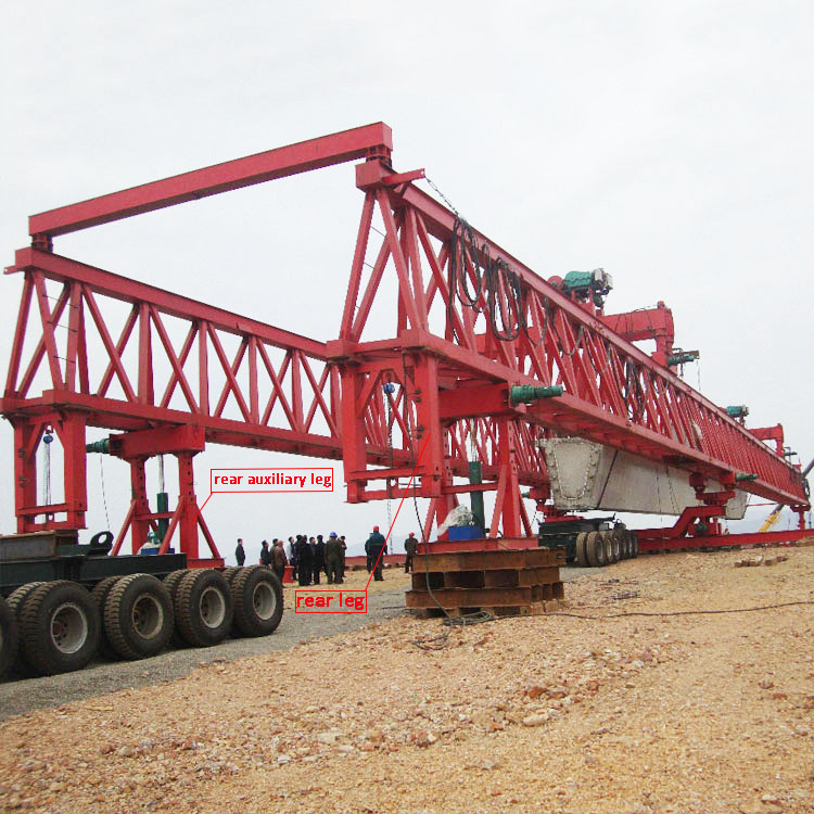 Bridge launching girder 180T beam launcher machine for erecting concrete girders