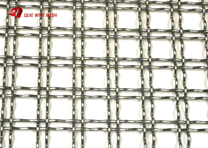 aluminum crimped wire mesh