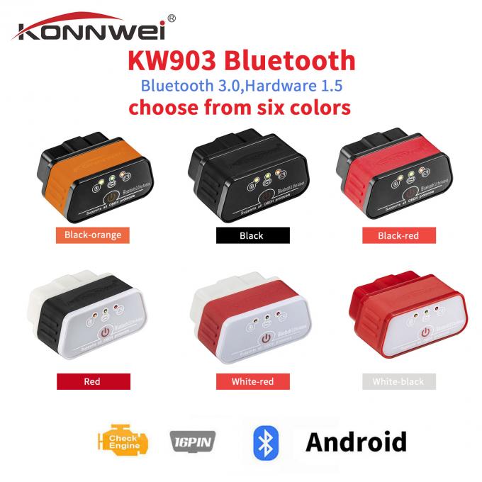 Mini Bluetooth Diagnostic Scanner Bluetooth Obdii Scan Tool For Android Devices