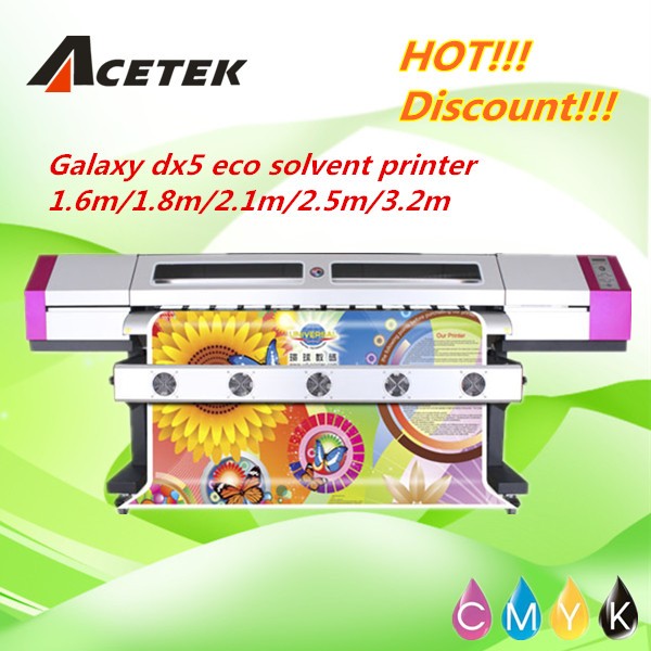galaxy UD-181LC eco solvent printer with dx5 printhead in guangzhou