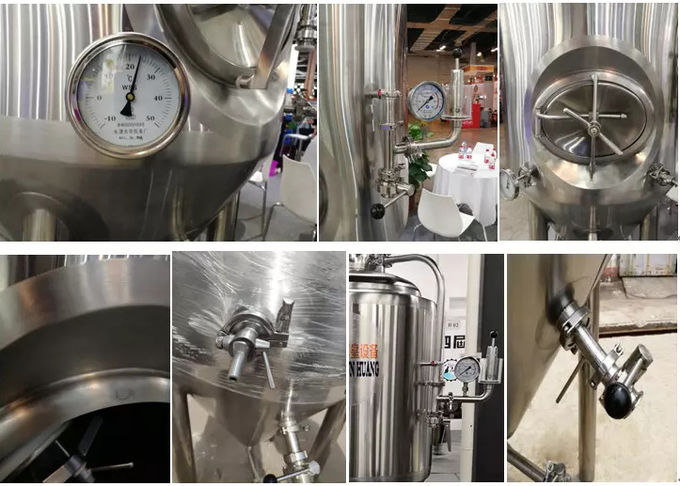 10BBL stainless steel craft beer brewery machine turnkey project with steam jacket for pub