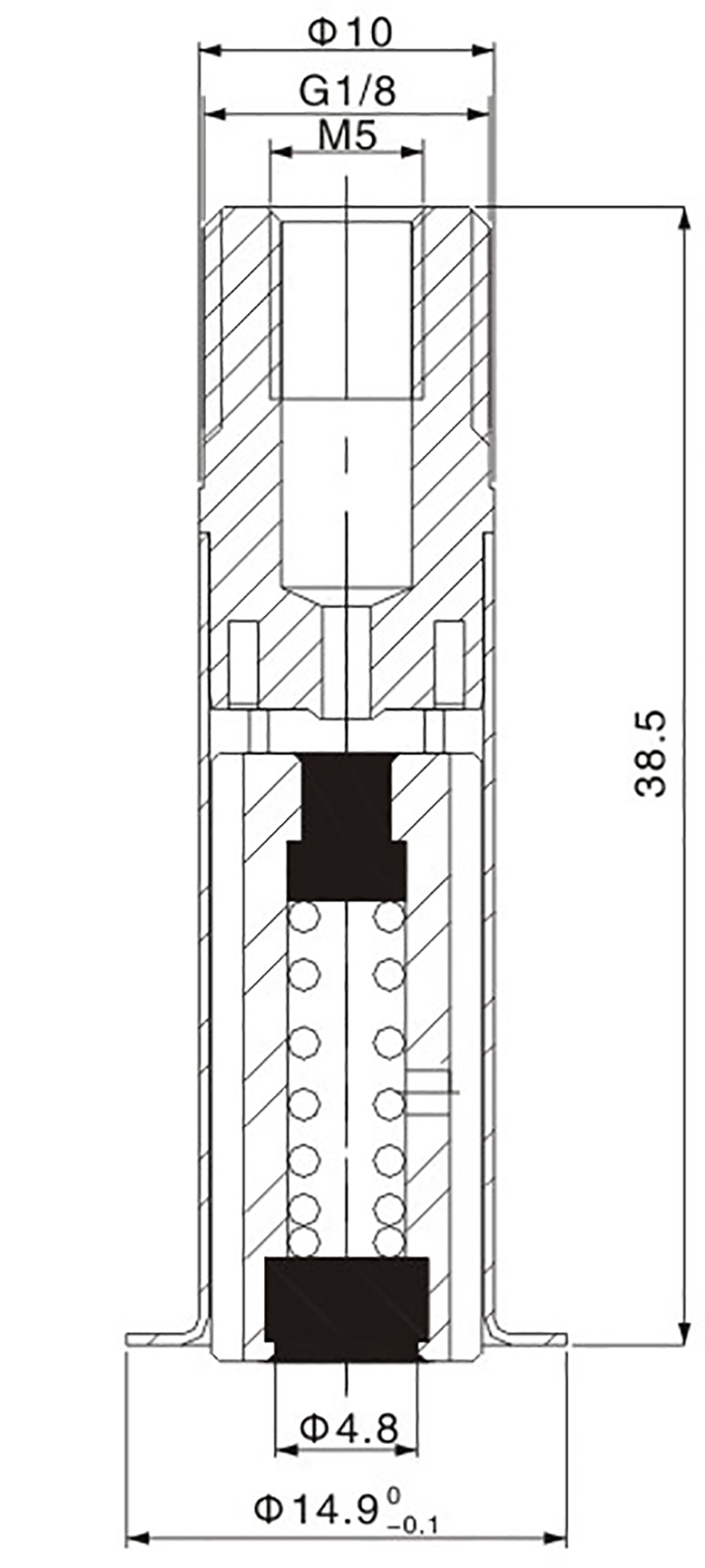 Dimension of BAPC310028742 Armature Assembly: