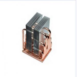 Fin Welded Copper Pipe Heat Sinks Metal Stamping Parts Pipe