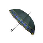 Large size OEM 24k umbrella windproof umbrella straight checked color umbrella with long handle