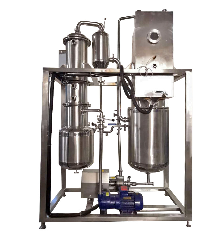 Stainless Steel Lab CBD Falling Film Evaporator Distillation