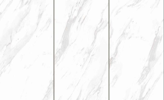 Carrara White Porcelain Bathroom Wall Tiles Indoor 30 X 60 Cm Size High Gloss 2
