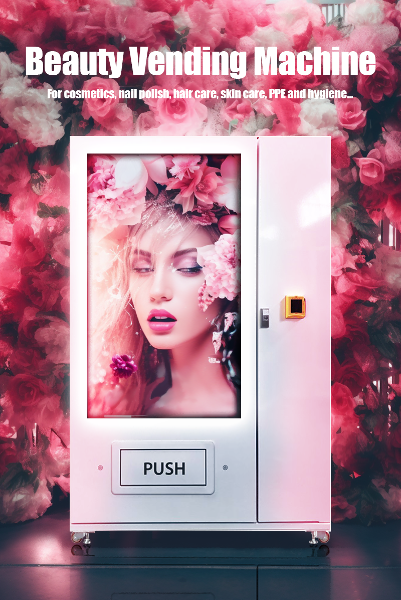 This beauty lipstick vending machine offer customer better shopping experience
