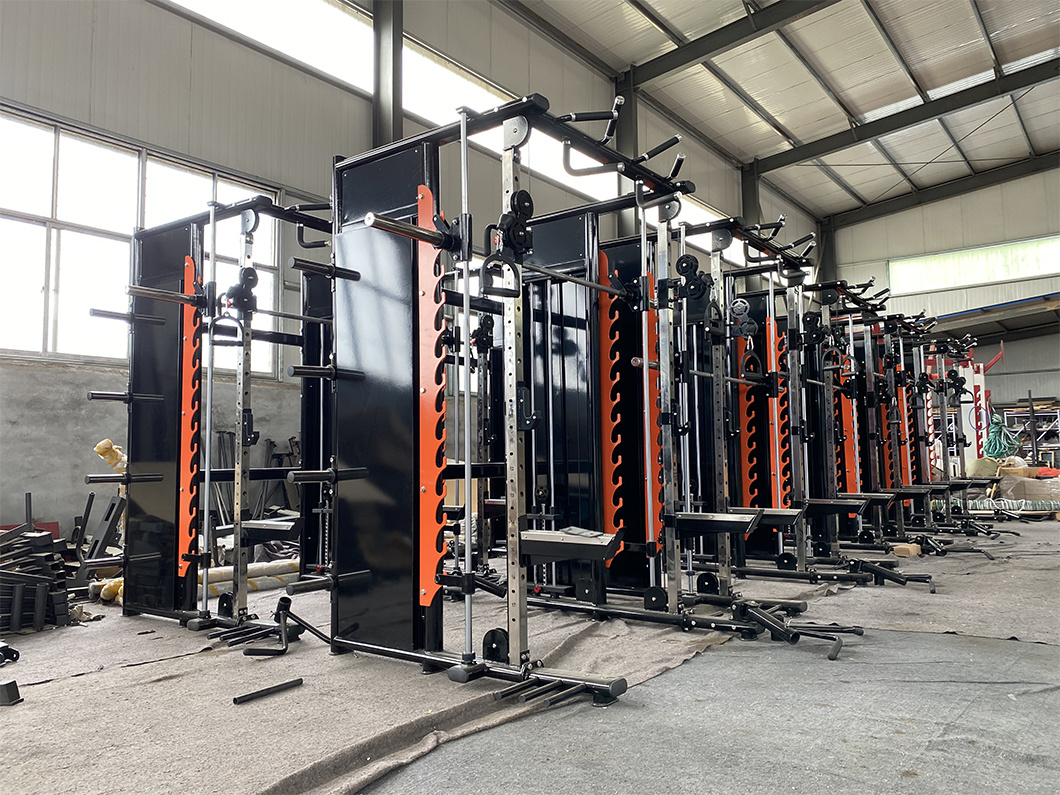 Newly Designed Gym Dual Cable Cross Machine Multi-Functional Combination Smith Machine