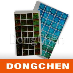 China 2013 hot sale customized hologram security labels on sale 