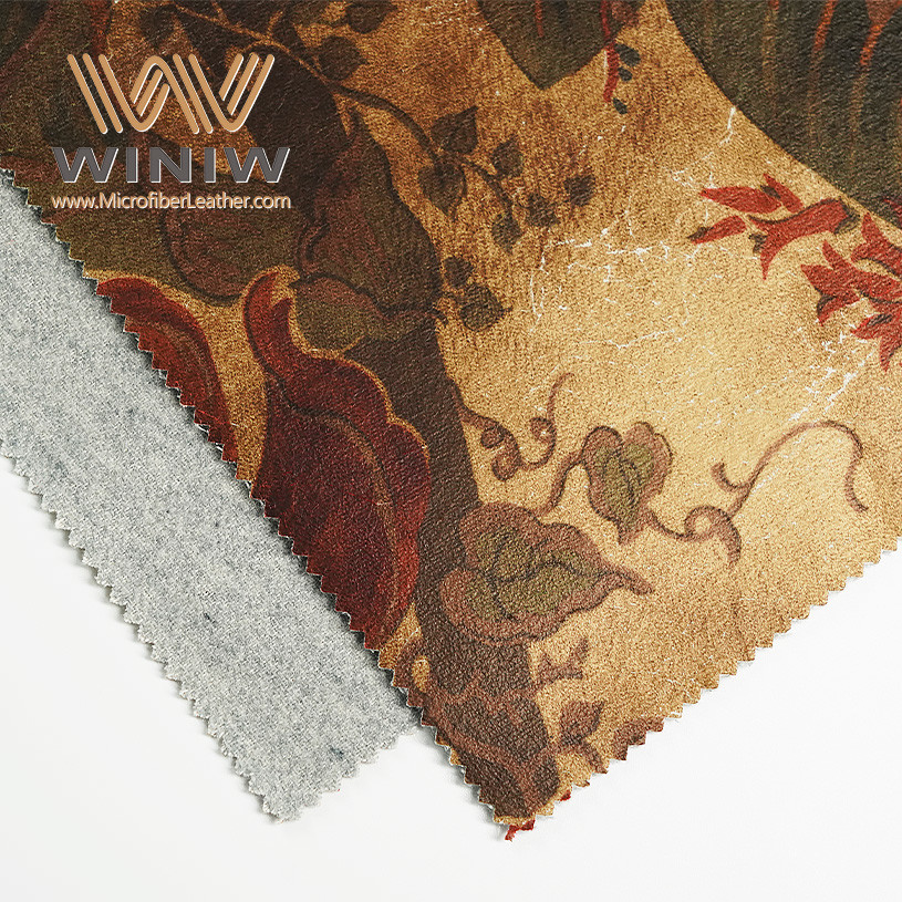 Long-Lasting Micro Faux Vegan Leather Fabric Sofa Covers Materials