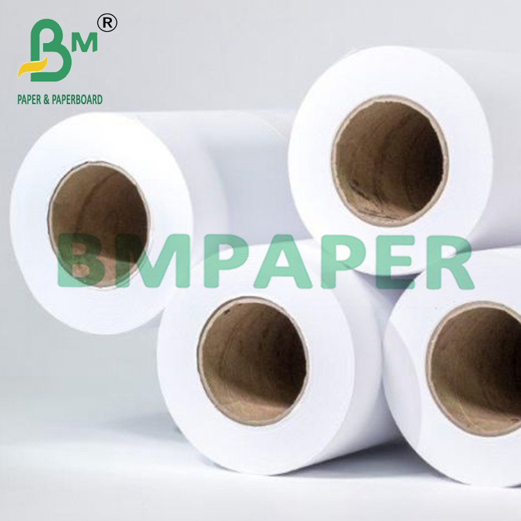 24" x 150ft 20lb White Bond Paper CAD Inkjet Rolls For Engineering Drawing