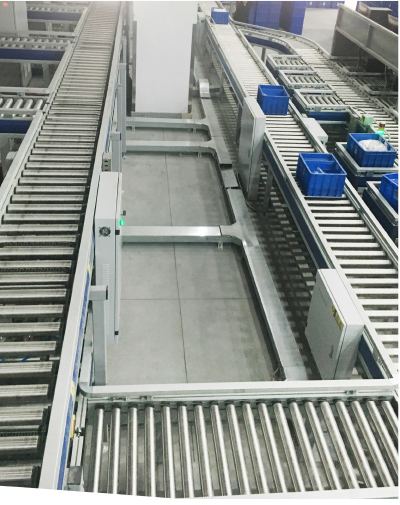 Box Conveyor & Sorting System Warehouse Storage Rack