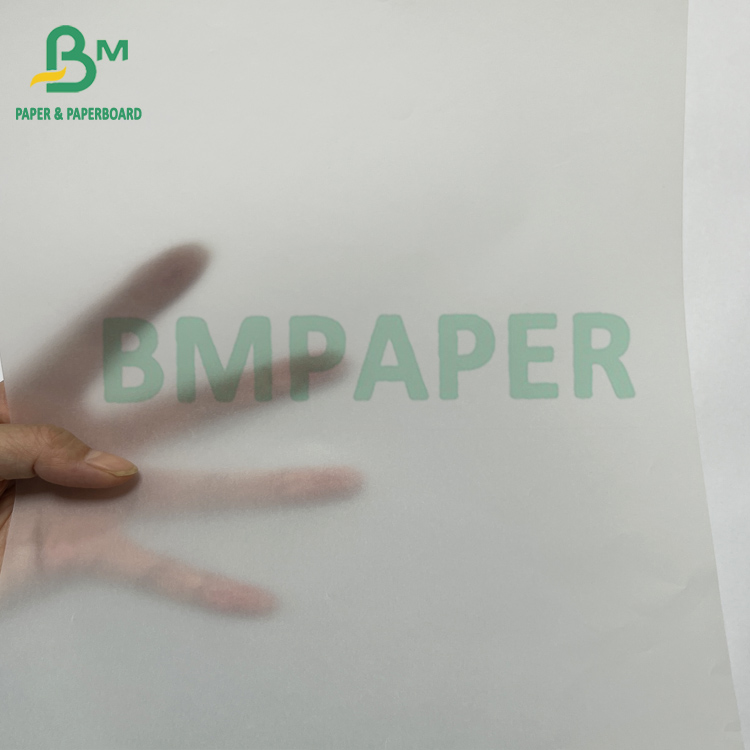 93gsm Smooth Easy Visible Through Recyclable Transparent Paper