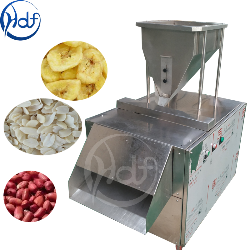 Electric almond peanut slicing cashew nut cutting machine for making cake