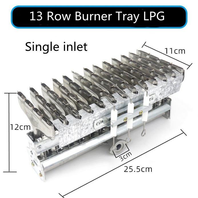 13 Row Single Intake Burner Tray Gas Accessories