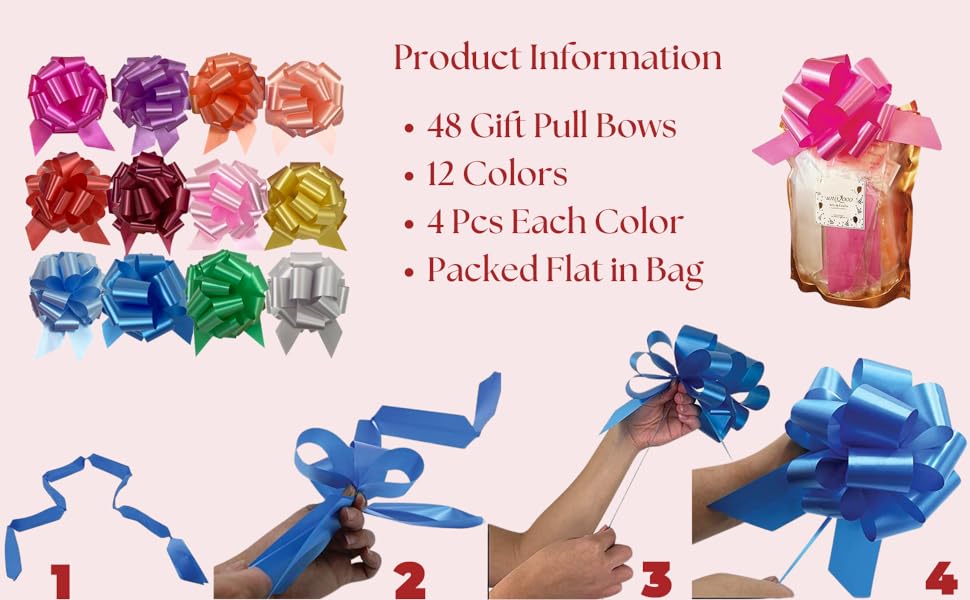 GIFT PULL BOWS