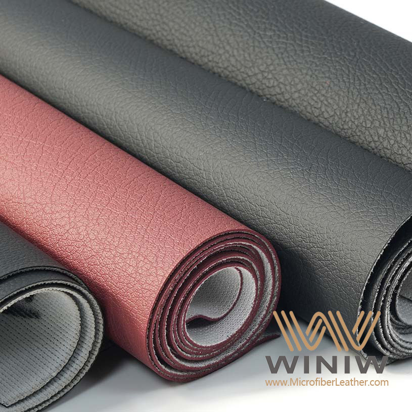 Highly Versatile Smooth Surface Synthetic Microfiber Automotive Faux PU Leather