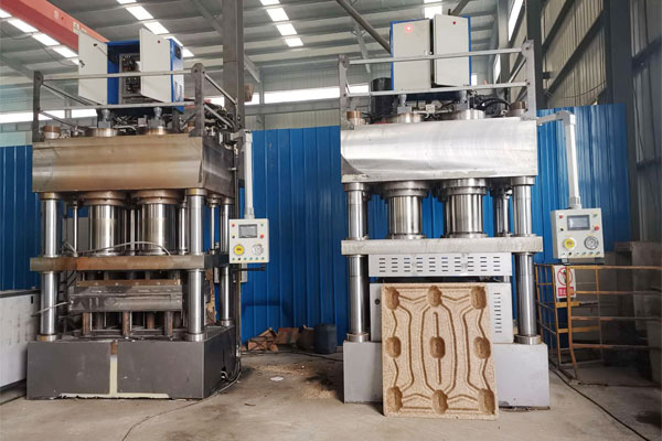 Single Mould Preessed Wood Pallet Making Machine