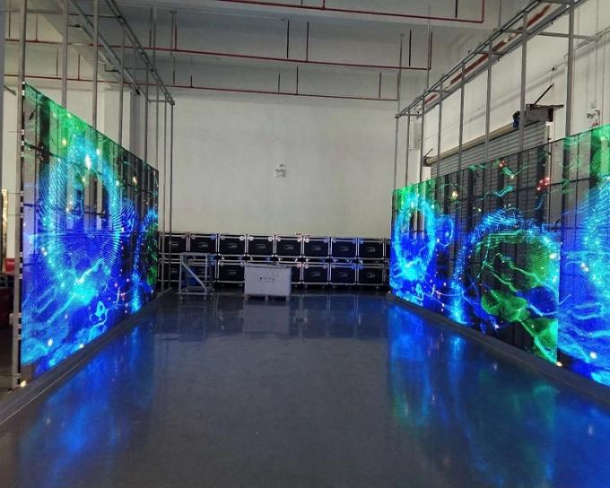 Outdoor Full Color Rental Fixed P7.82 Transparent LED Screen 7