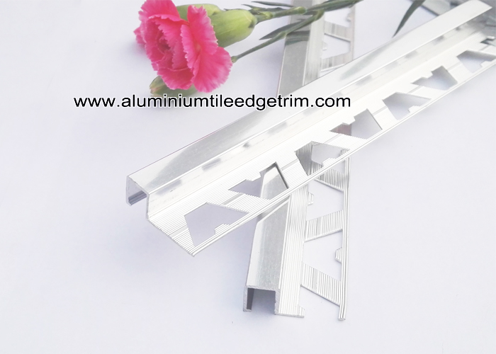 shiny polished chrome Aluminum Wall Tile Trim