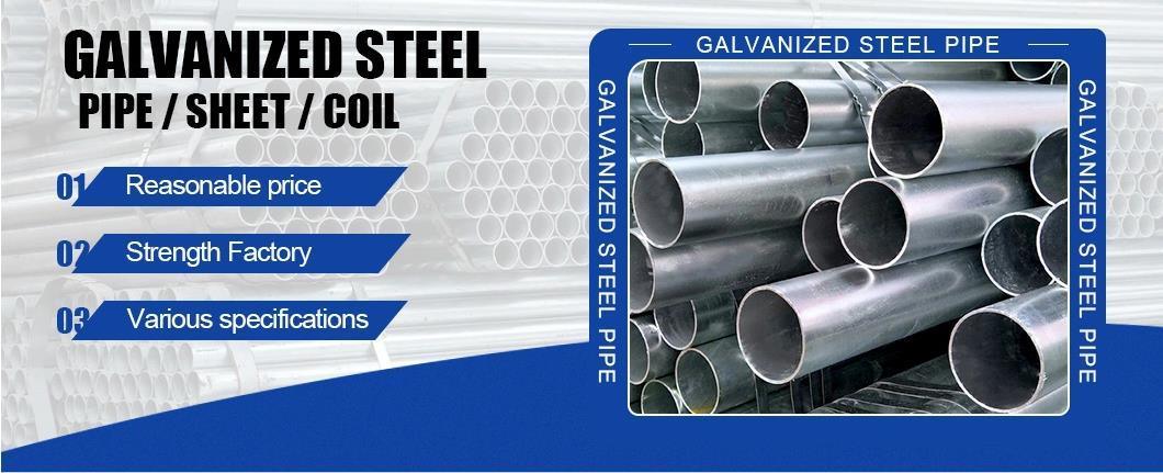 Welded Galvanised Tube Z120 Z275 Square Gi Steel Galvanized Pipe