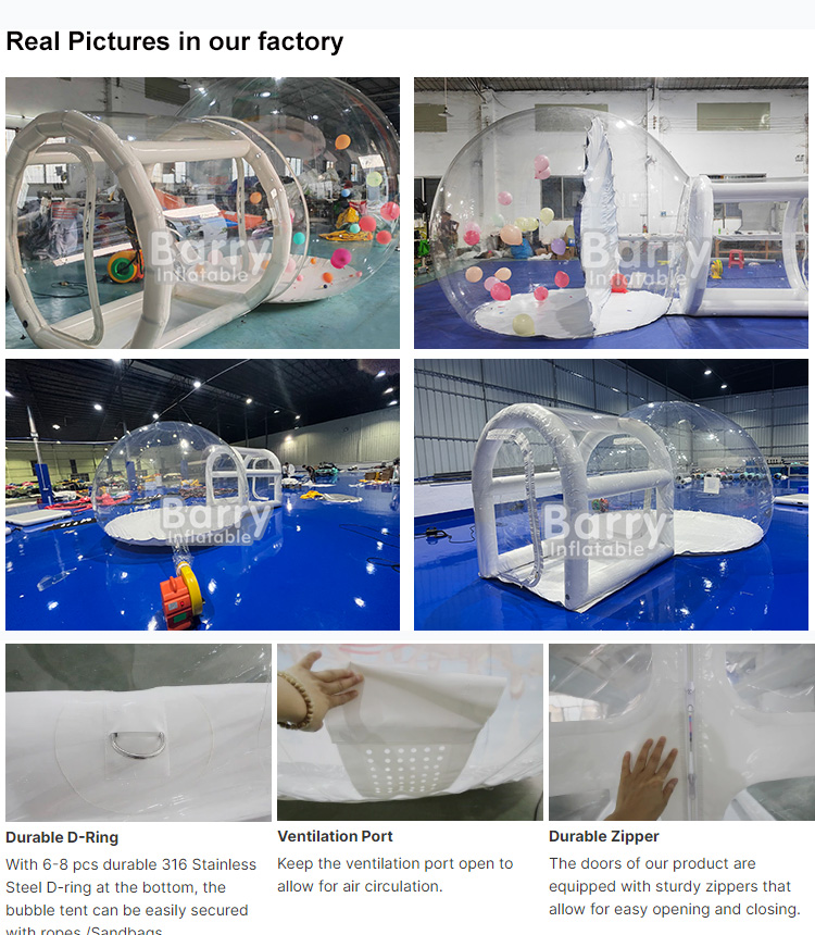 Easy To Set Up Inflatable Bubble Tent Balloon Bubble House Available For Your Next Adventure