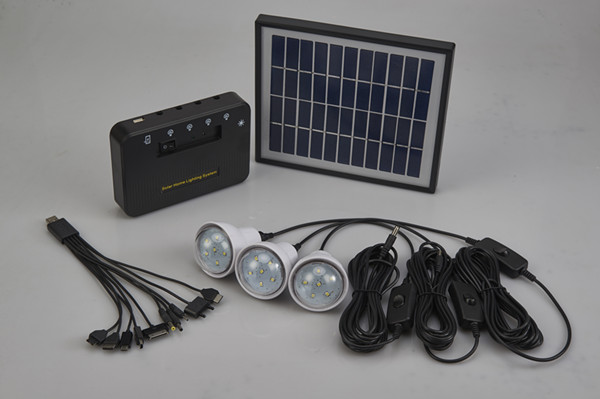 Solar home lighting kits, mini solar system with high lumence for hot selling