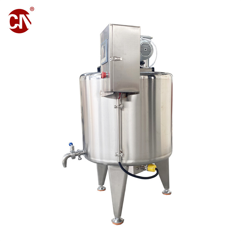 Automatic 500L Liquid Soap Mixing Homogenizer High Performance Stainless Steel Double Jacket Ice Cream Melting Aging Tank