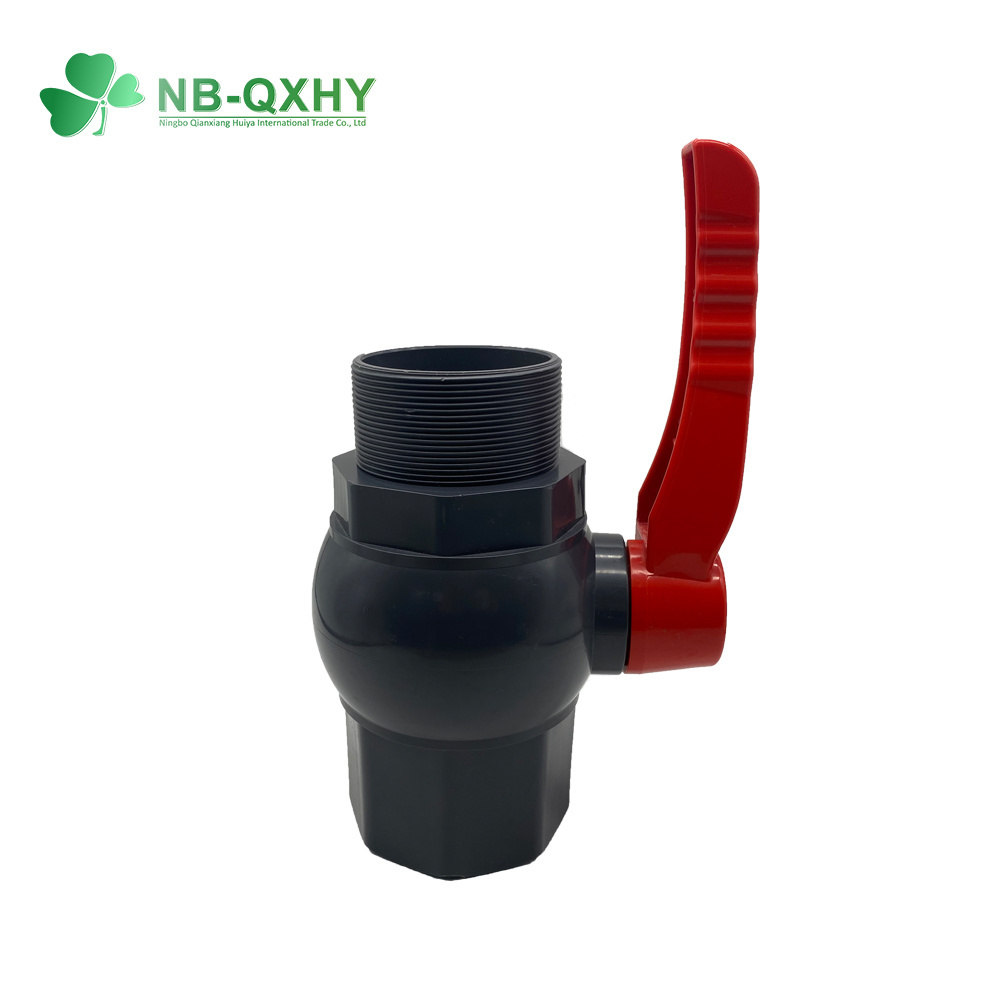 PVC Octagonal Female and Male Ball Valve with High Quality