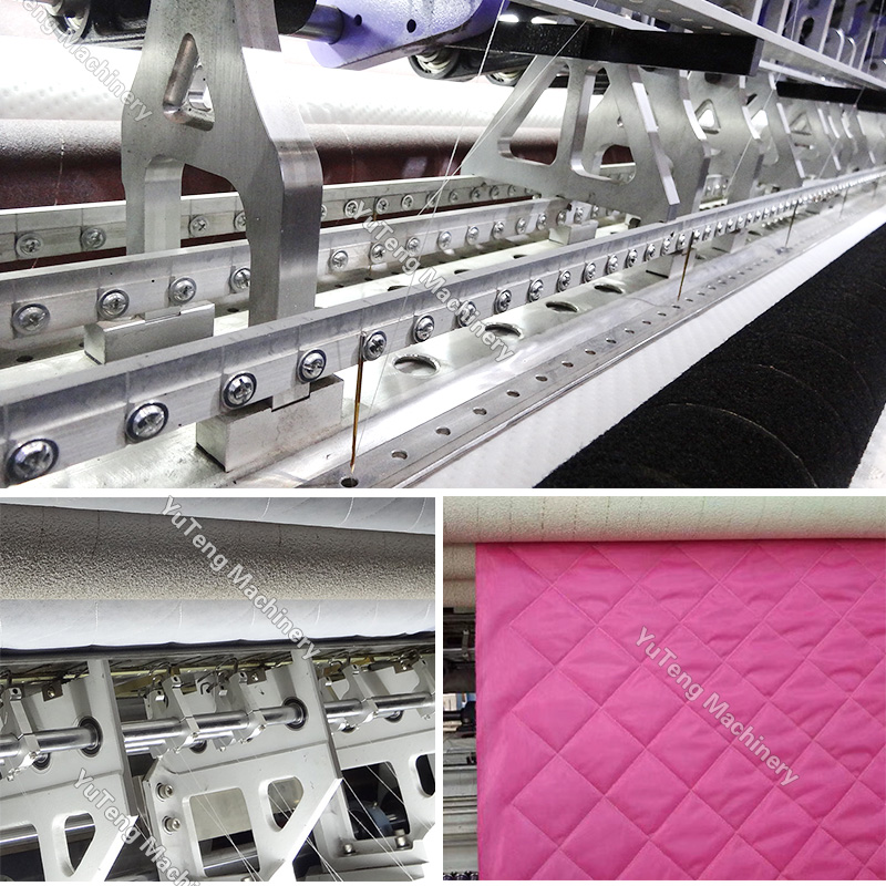 Double Chain stitch-Multi-Needle Quilter machine ,Mattress Manufacturing Machinery