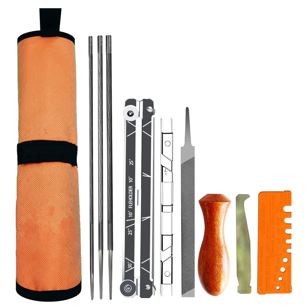 8PCS 10PCS Garden Tools 5/32&quot; 3/16&quot; 7/32&quot; Chain Saw File Round File Sharpening Kit for Saw Chain