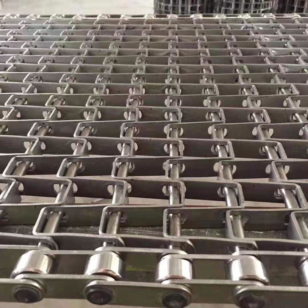Plate Conveyor Belt with Stainless Steel, Food Processing Oven