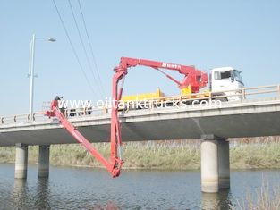 China Dongfeng 6x4 Bucket Type Bridge Inspection Equipment , bridge inspection platform 16m 270HP supplier