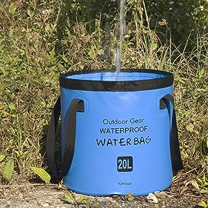 camping water bucket