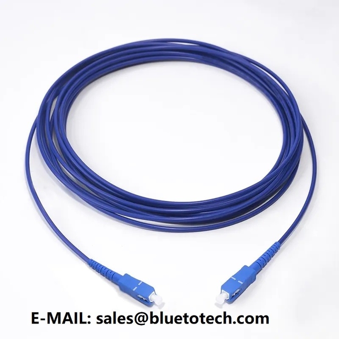 2mm 3mm Armored Fiber Optic Patch Cord LC to LC Fiber Optic Armroed Patch Cable Single Mode Simplex 2