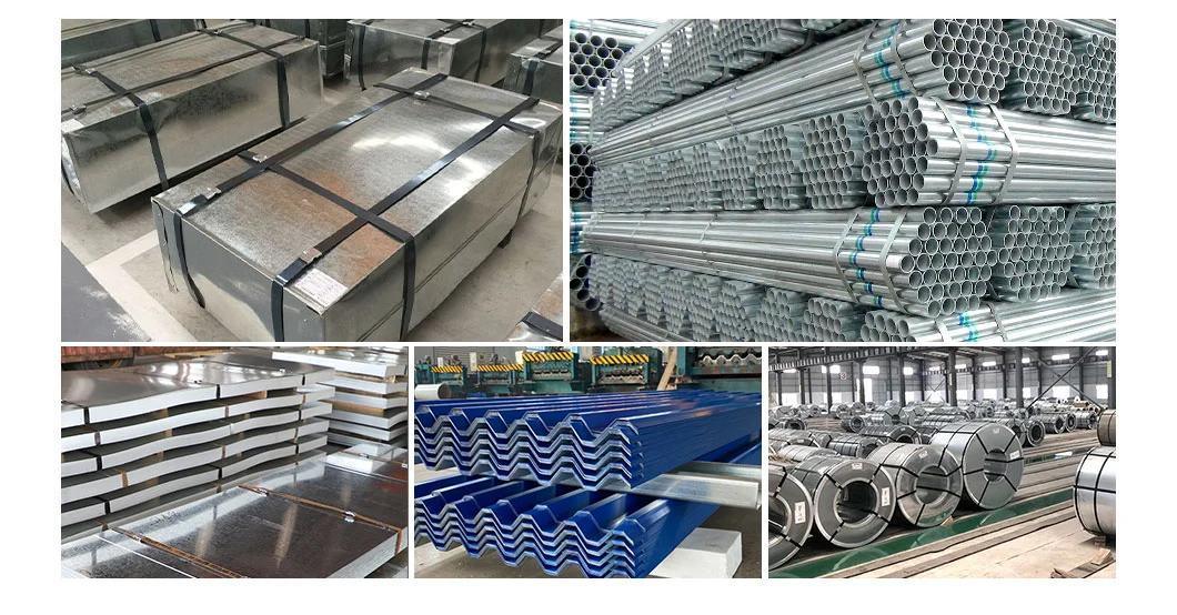 Hot Dipped Galvanized Steel Plate 12 14 16 18 20 22 24 26 28 Gauge Thickness Gi Plain Metal Sheet Galvanized Steel Sheet