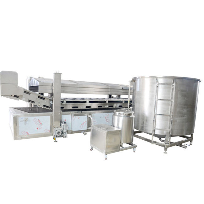 304 Stainless Steel French Fries Gas Potato Chips Frying Machine
