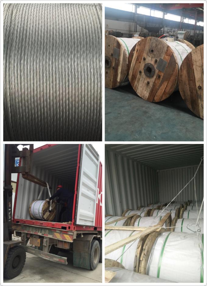 3/8 inch Steel Overhead Ground Wire 7 wire strand ASTM A363