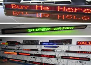 China Bus Taxi Digital LED Scrolling Message Display Board RGB LED Screen 7.62 Mm Pixel Pitch on sale 