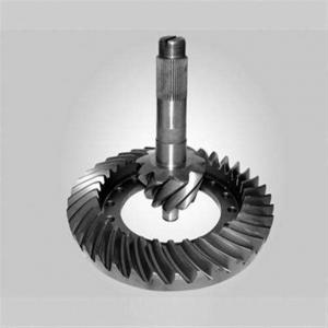 China C45E 1030 Carbon Steel Roller Mill Bevel Pinion Gear with quenched and tempered steel on sale 