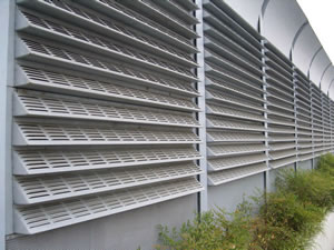 decorative metal sheets with patterned openings