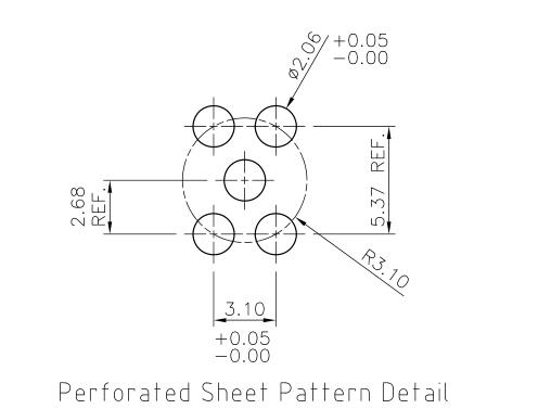 Perforated Sheet Pattern Detail