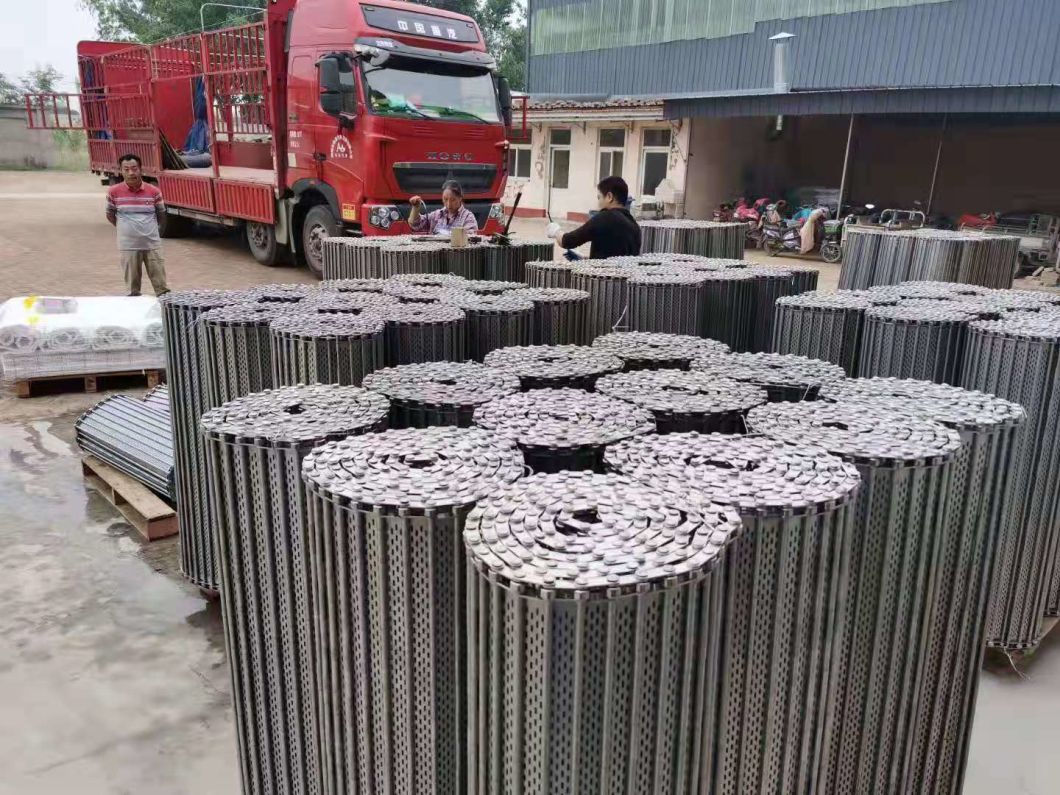 Food Grade 304 Flat Wire Conveyor Belt Used in India