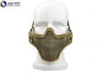 Half Face Element Military Tactical Masks , Tactical Helmet Mask Airsoft Comfortable