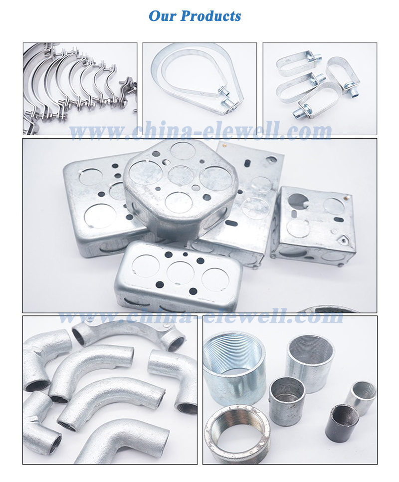 4X4 1-1/2 Depth Pre-Galvanized Steel Octagonal Metal Ceiling Box Metal Electrical Box