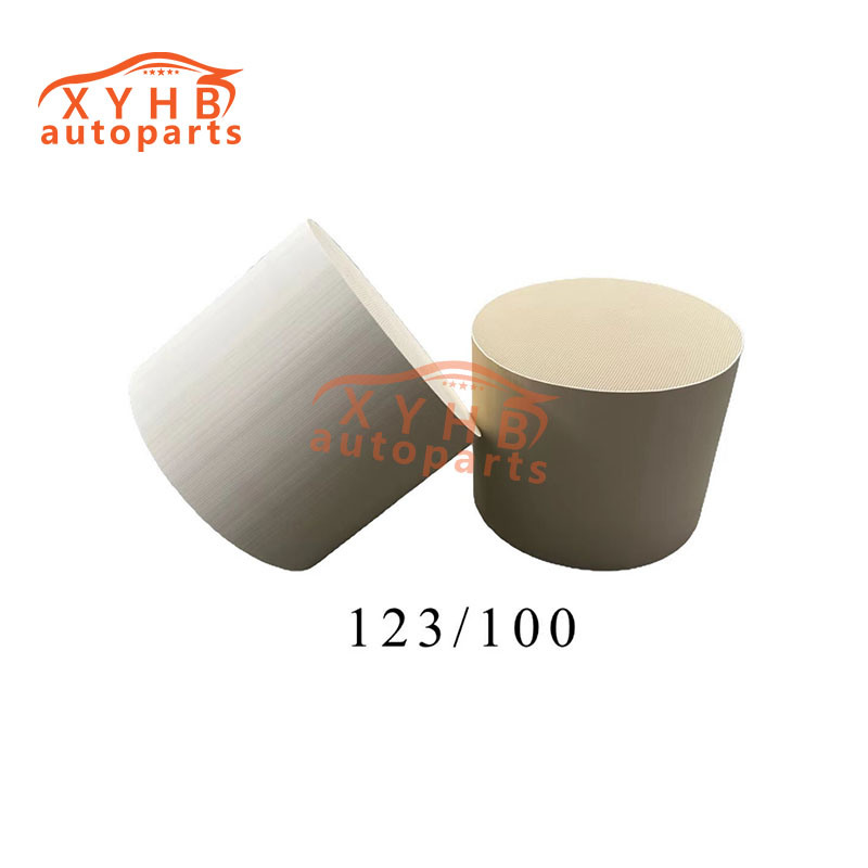 Ceramic Carrier High-Quality Round Three-Way Catalytic Filter Element Euro 1-5 Model: 123*100