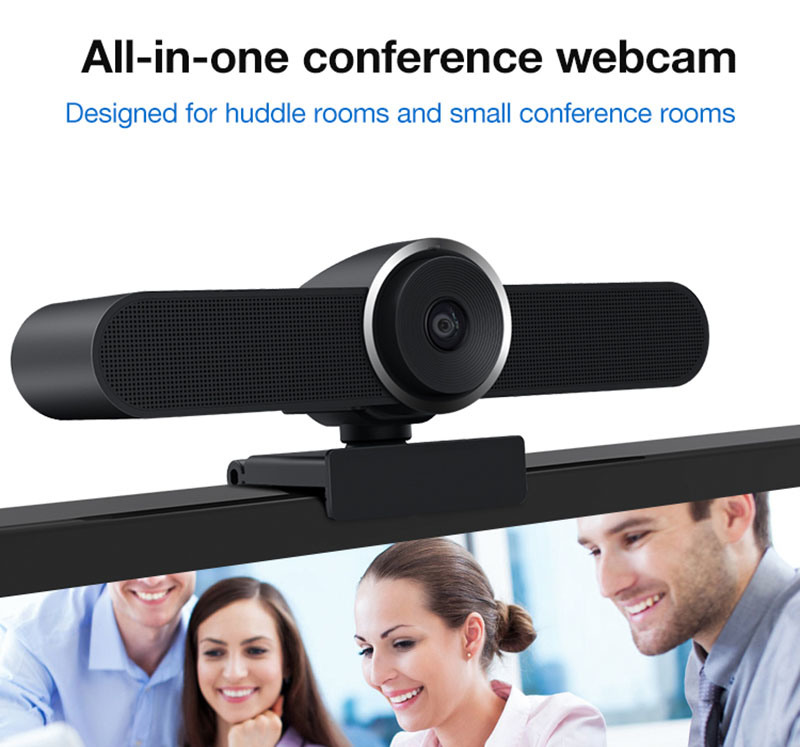 Affordable All-in-One 3-Meter Voice Pick-up Video Conference Camera with Speakers