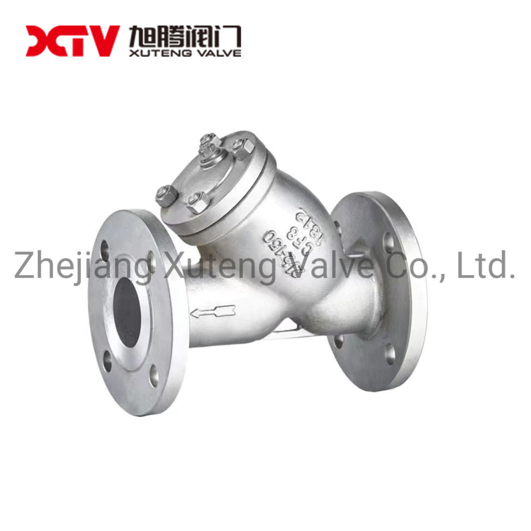 Stainless Steel Flange/Flanged Y Type Strainer/Filter 150lb Industrial Valve
