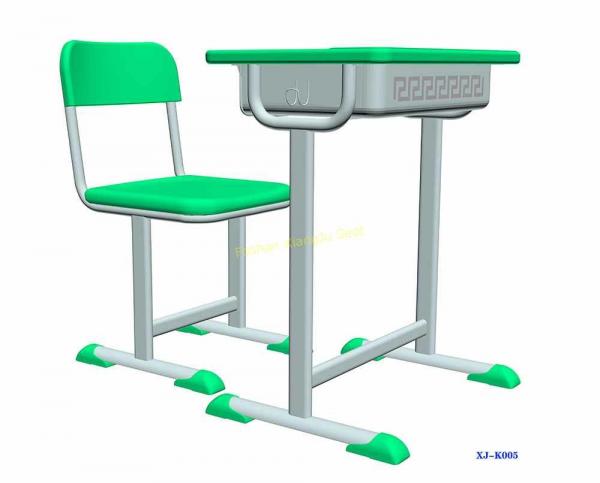 Elementary Middle School Student Desk And Chair Set With Iron Or