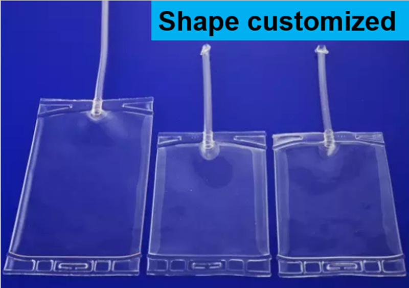 Eo Gas Water Shower Autoclave Sterilized Sterile Transparent 500ml1000ml PVC Infusion Bag